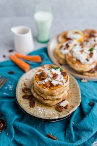 Keto Carrot Cake Pancakes
