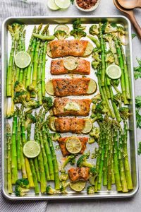 Baked Chili Lime Salmon