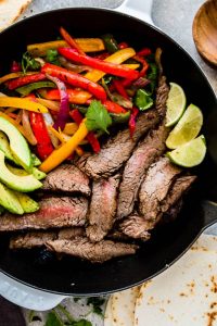 Low Carb Steak Fajitas