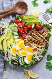 Low Carb Chicken Cobb Salad