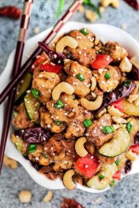 Low Carb Kung Pao Chicken