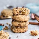 Low Carb Breakfast Cookies are soft, chewy and make the perfect healthy breakfast for on the go. This delicious sugar free recipe comes together in only one bowl with almond flour, coconut flakes, sesame seeds and chopped nuts.