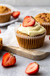 Keto Strawberry Muffins