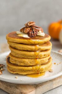 Low Carb Pumpkin Pancakes